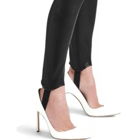 RETAIL $995 NWT HUDSON Jean LAMB LEATHER skinny pant I ONLY SELL AUTHENTIC - Picture 4 of 13